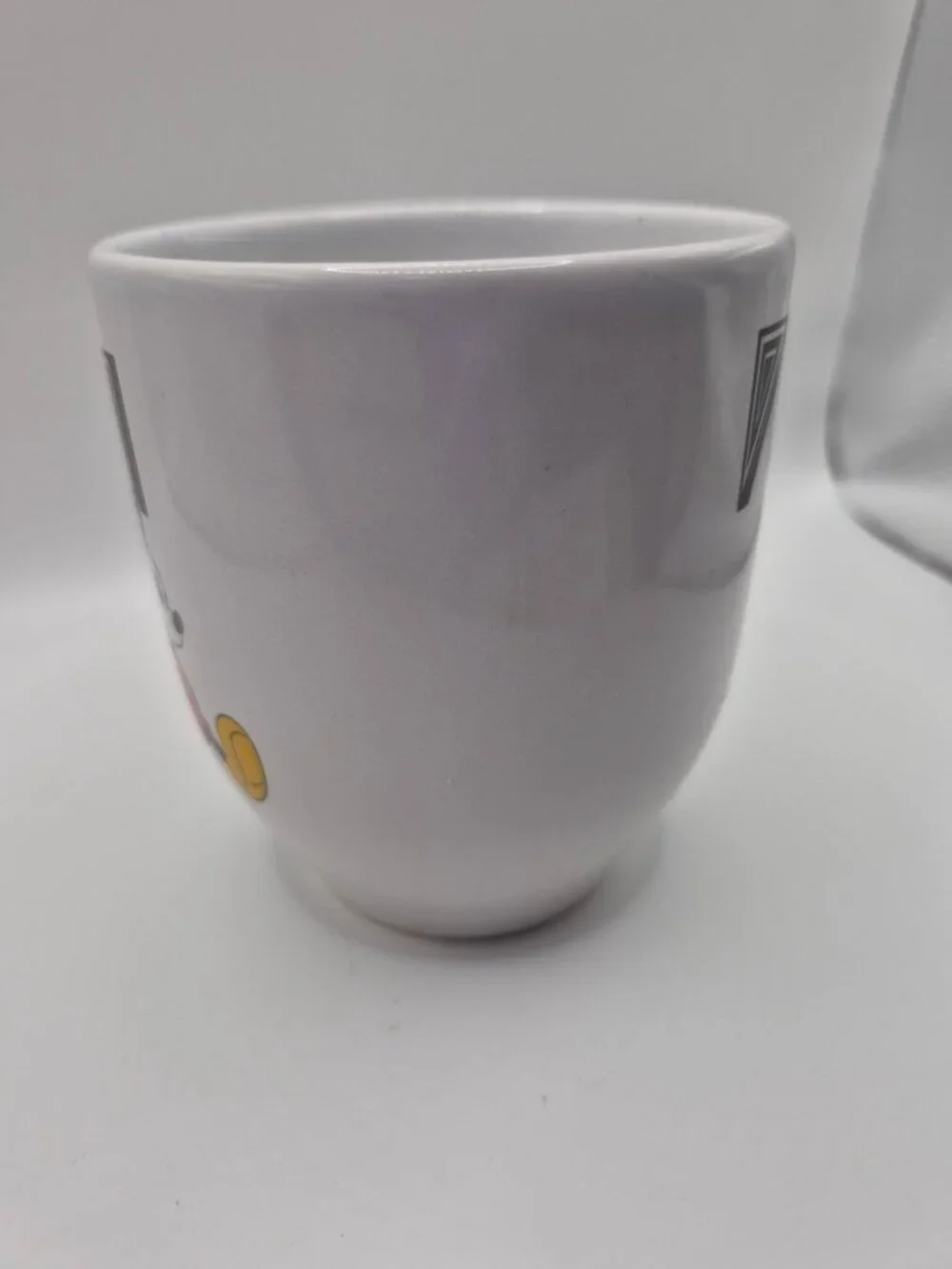Disney Mickey Mouse White Ceramic Mug With Monogram T Design 16 Oz
